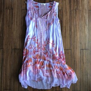 Floral chiffon dress
